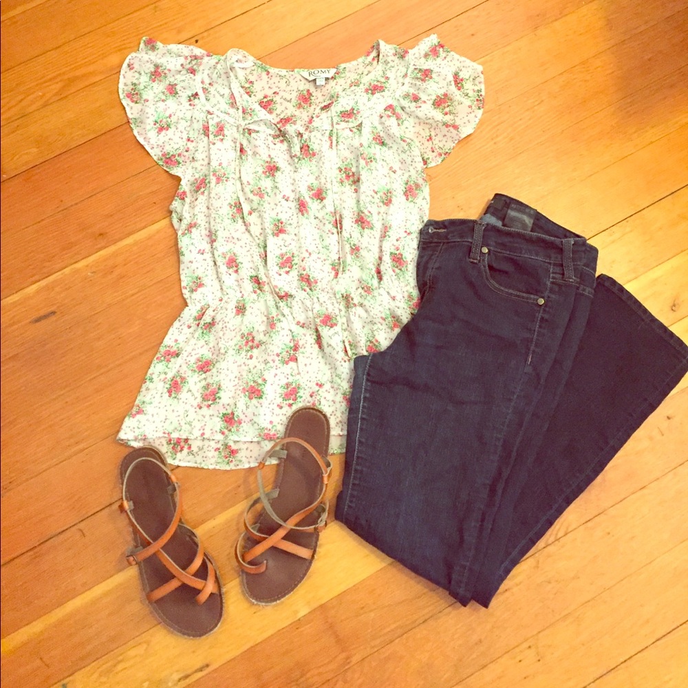 Romantic Floral Blouse